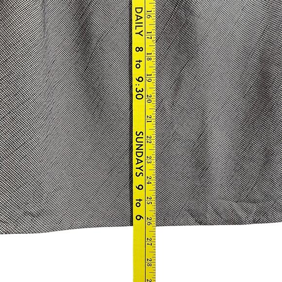 Kathie Lee Collection VTG 2 Piece Skirt Set Buttoned Blouse Size XL houndstooth - Picture 6 of 10